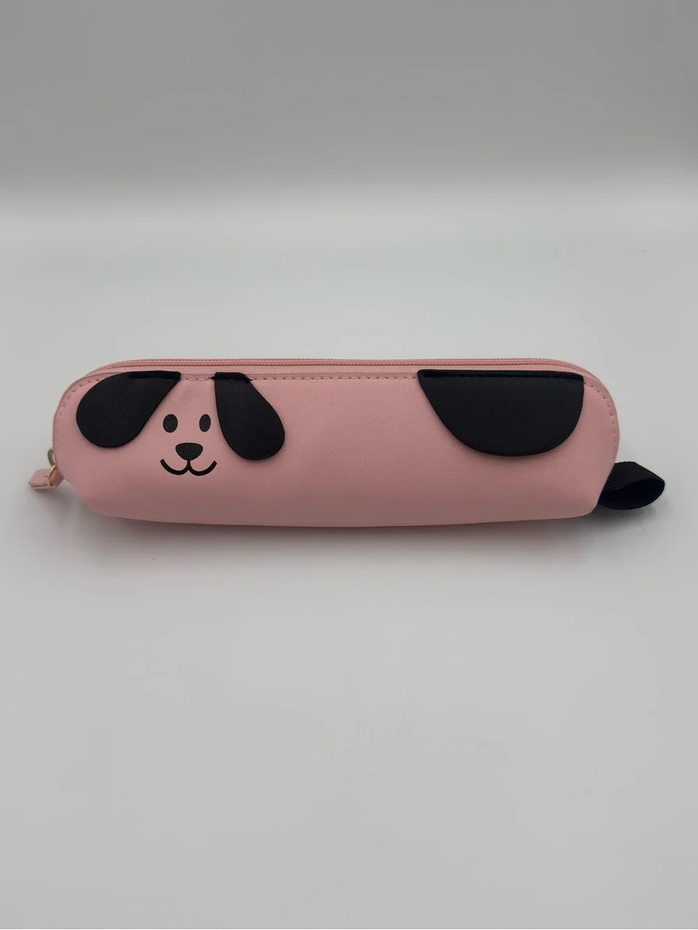 Kids Pink Dog Pencil Case or Makeup Case NIP